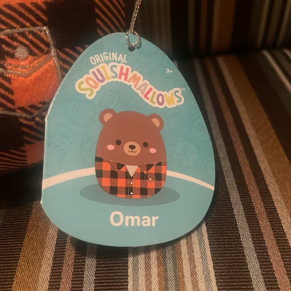 Squishmallows 8” Omar NWT Harvest Squad Omar the bear - Picture 2 of 6